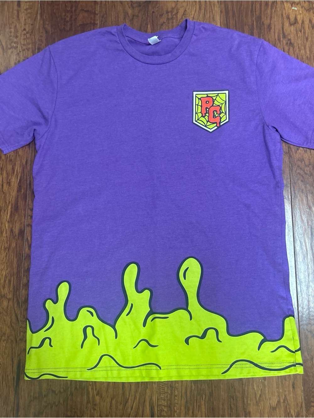 Plate Crate Monster Smash Baseball Tee size Adult Large